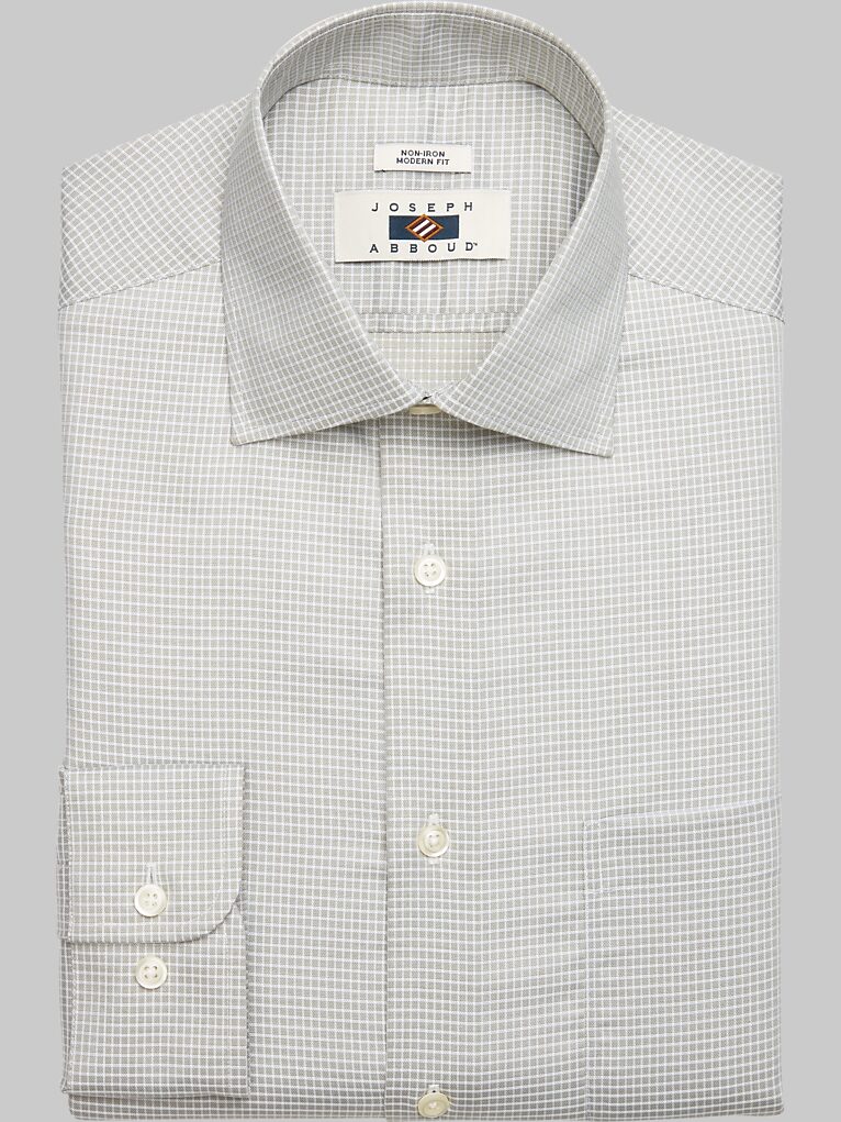 Joseph Abboud Modern Fit Spread Collar Dress Shirt Dress Shirts Men