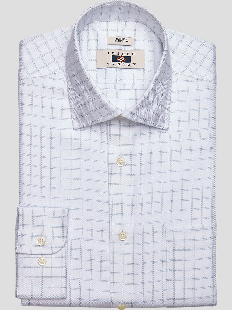 Joseph Abboud Classic Fit Spread Collar Dress Shirt, Clearance Dress Shirts