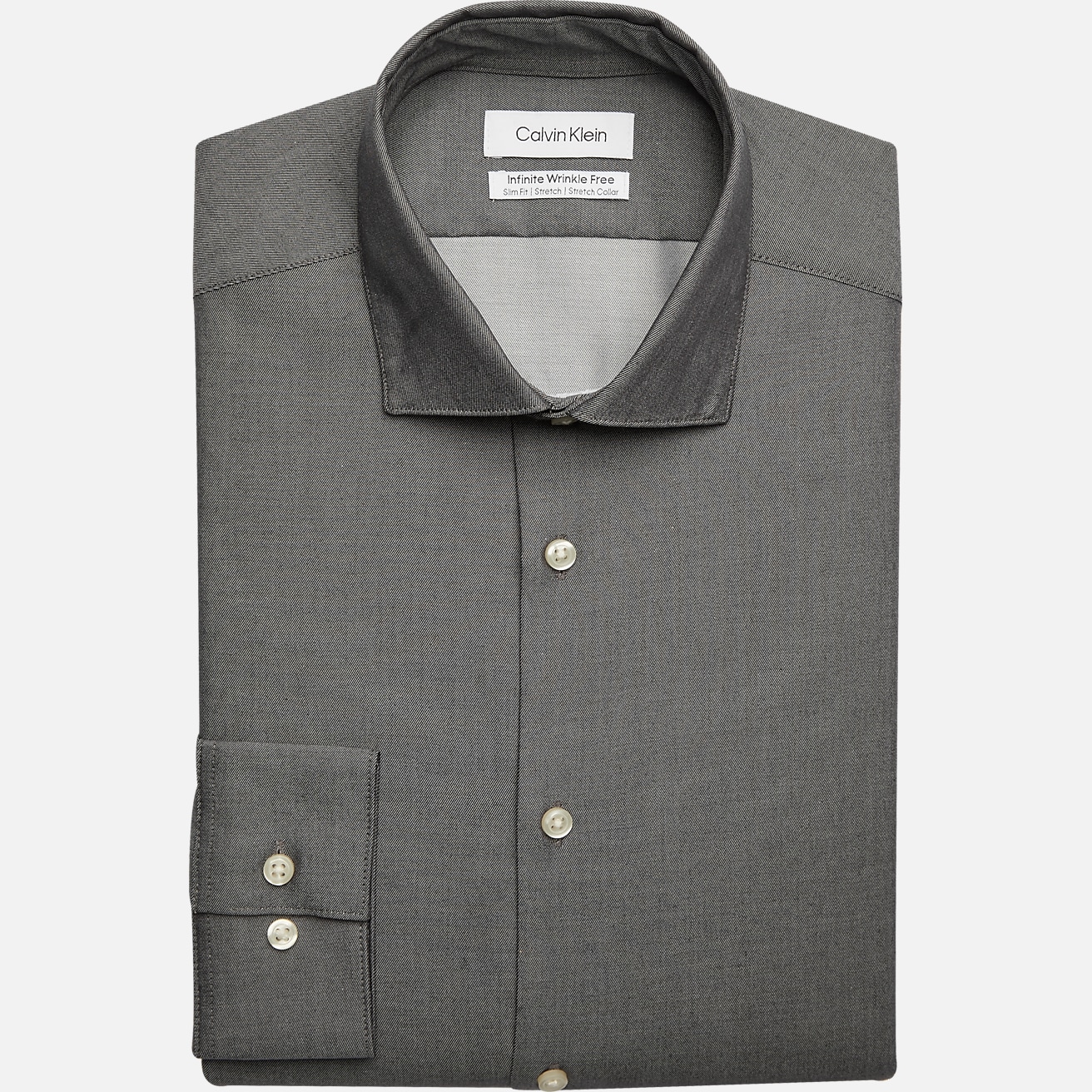 Calvin Klein Skinny Fit Spread Collar Dress Shirt | Men's Shirts | Moores  Clothing