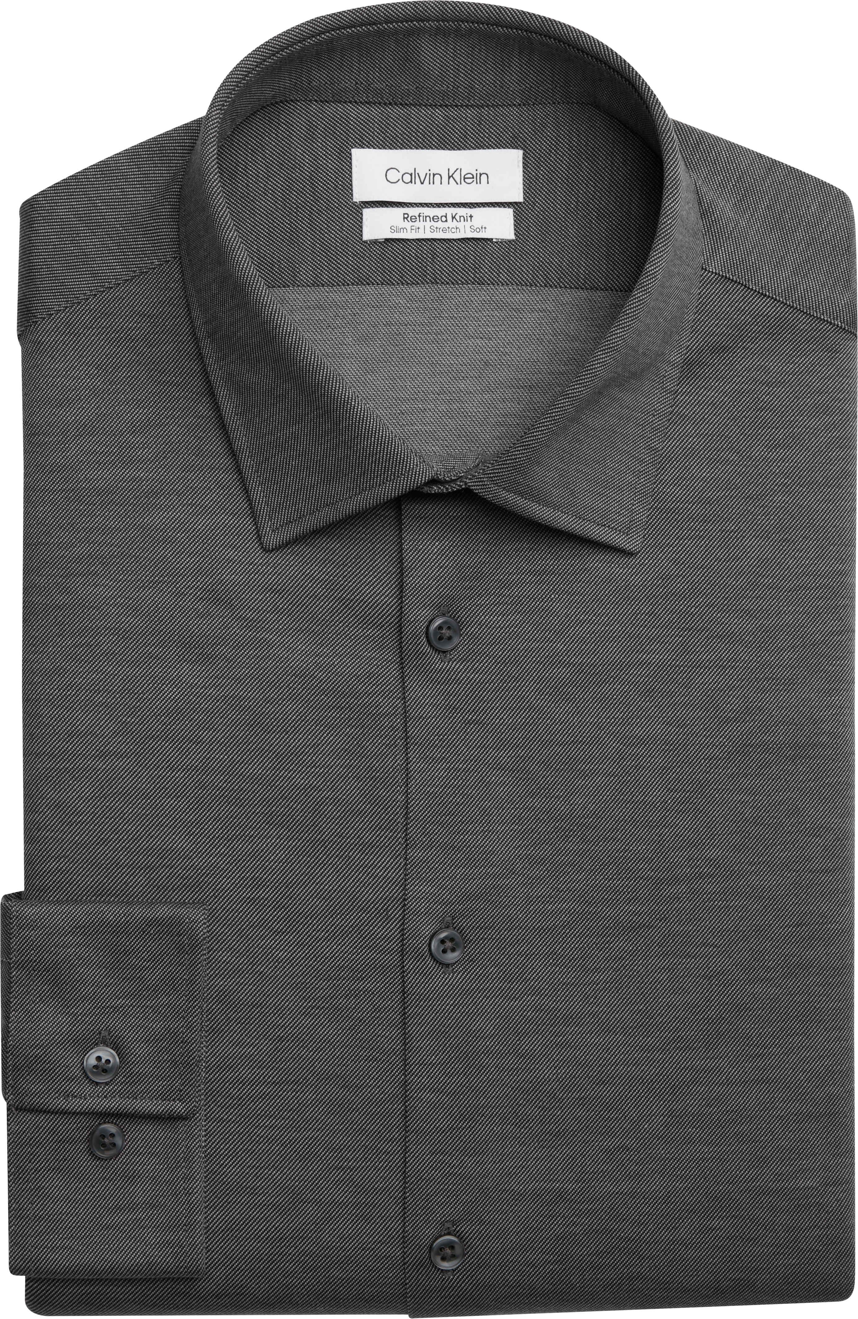 slim solid soft stretch shirt