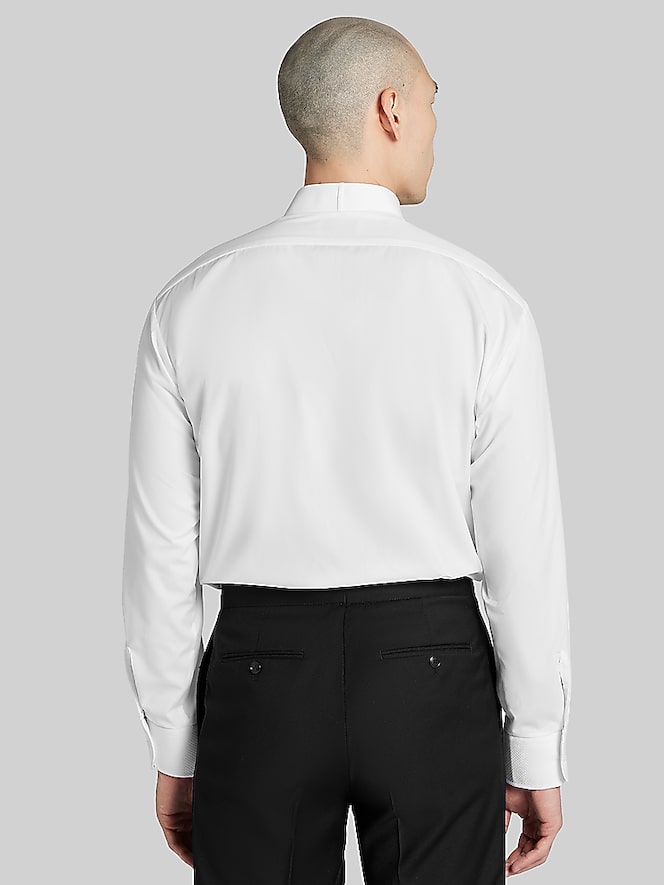 Neil Allyn Classic Fit Mardi Gras Pique Wing Collar Tux Dress Shirt