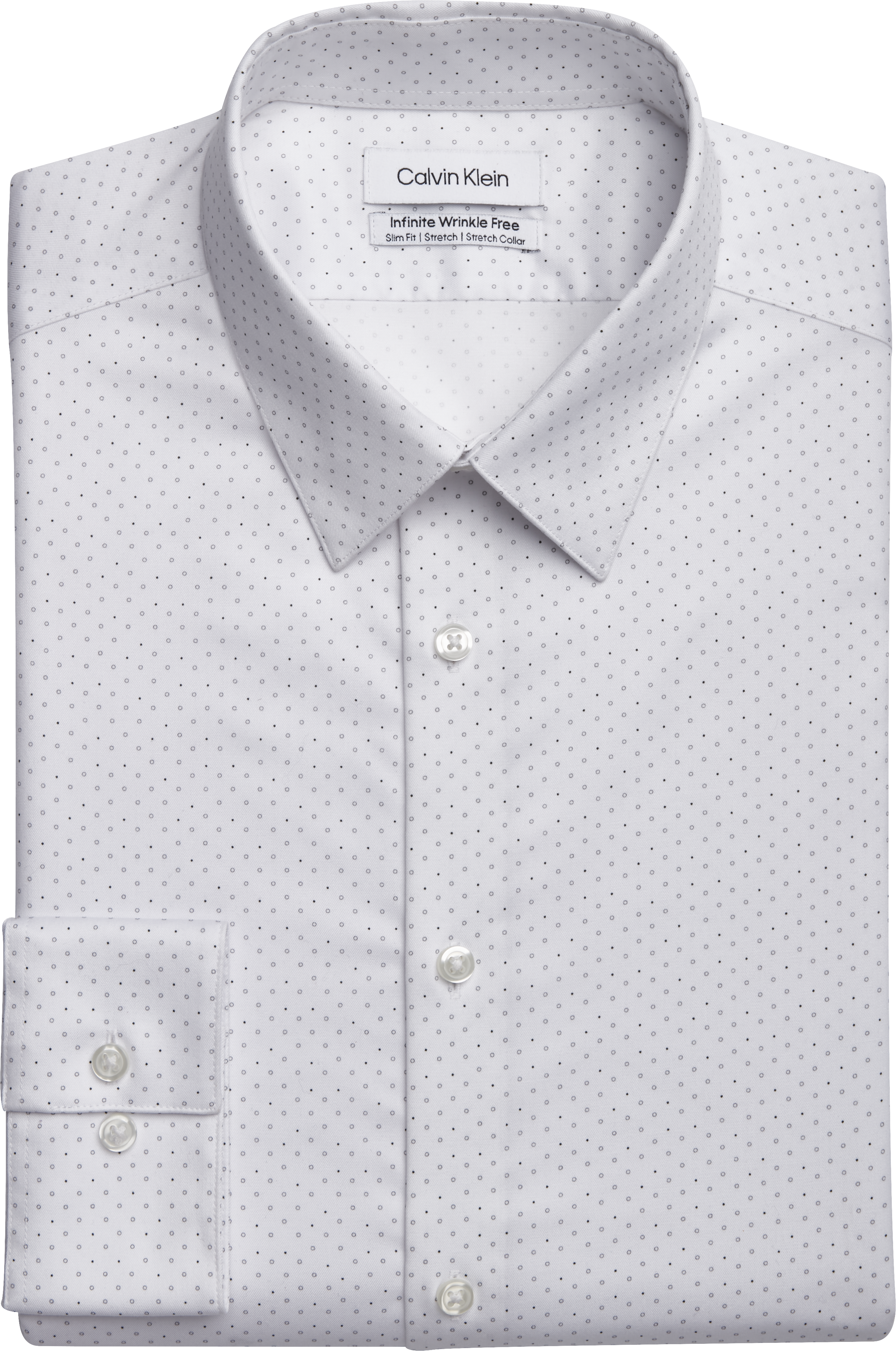 Calvin Klein Infinite Wrinkle Free Slim Fit Stretch Collar Dress Shirt |  Dress Shirts | Men's Wearhouse