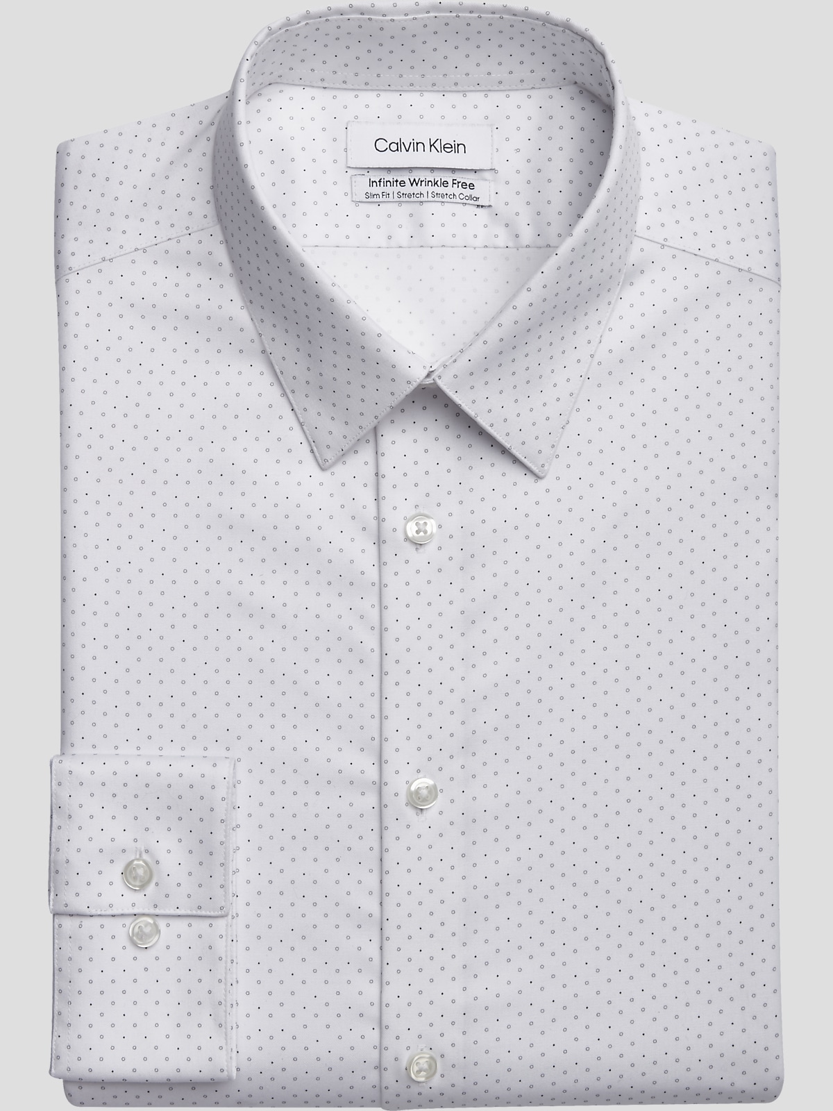 Calvin klein discount dress shirt white