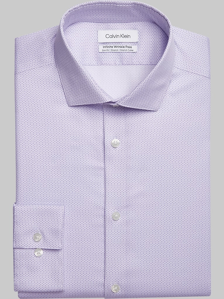 Calvin Klein Infinite Wrinkle FreeSlim Fit Stretch Collar Dress Shirt
