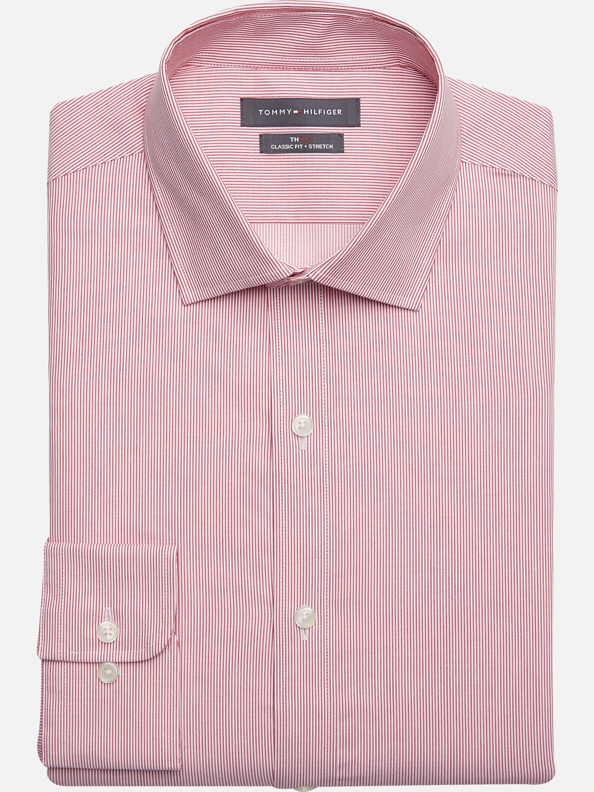 Tommy Hilfiger Flex Classic Fit Spread Collar Dress Shirt, Work