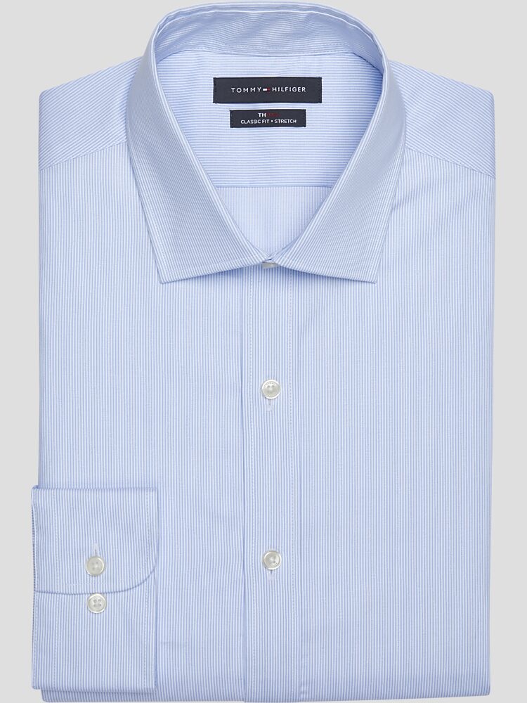 Tommy Hilfiger Th Flex Classic Fit Dress Shirt, Men's Shirts