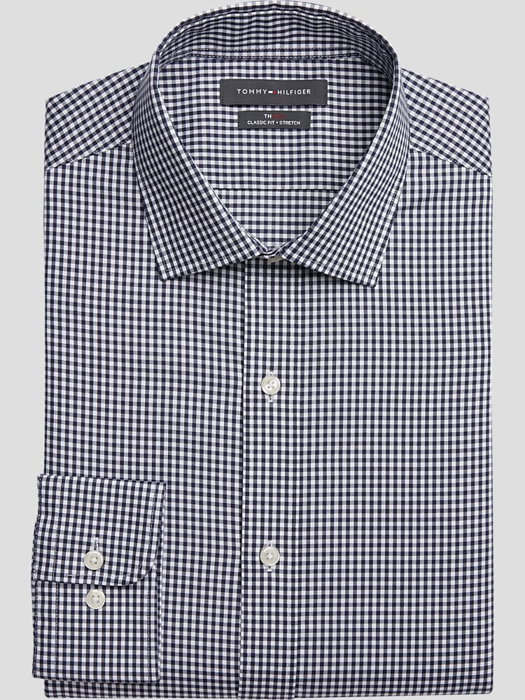 Tommy hilfiger dress shirts mens sales