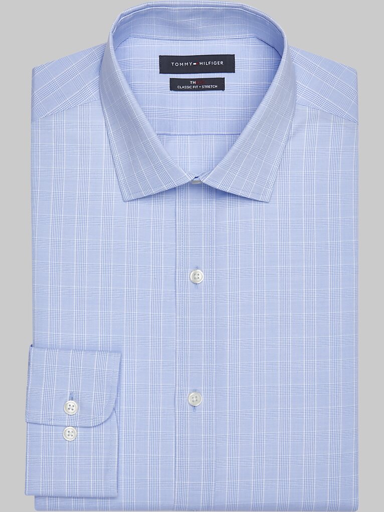 Tommy Hilfiger Flex Classic Fit Spread Collar Dress Shirt Dress