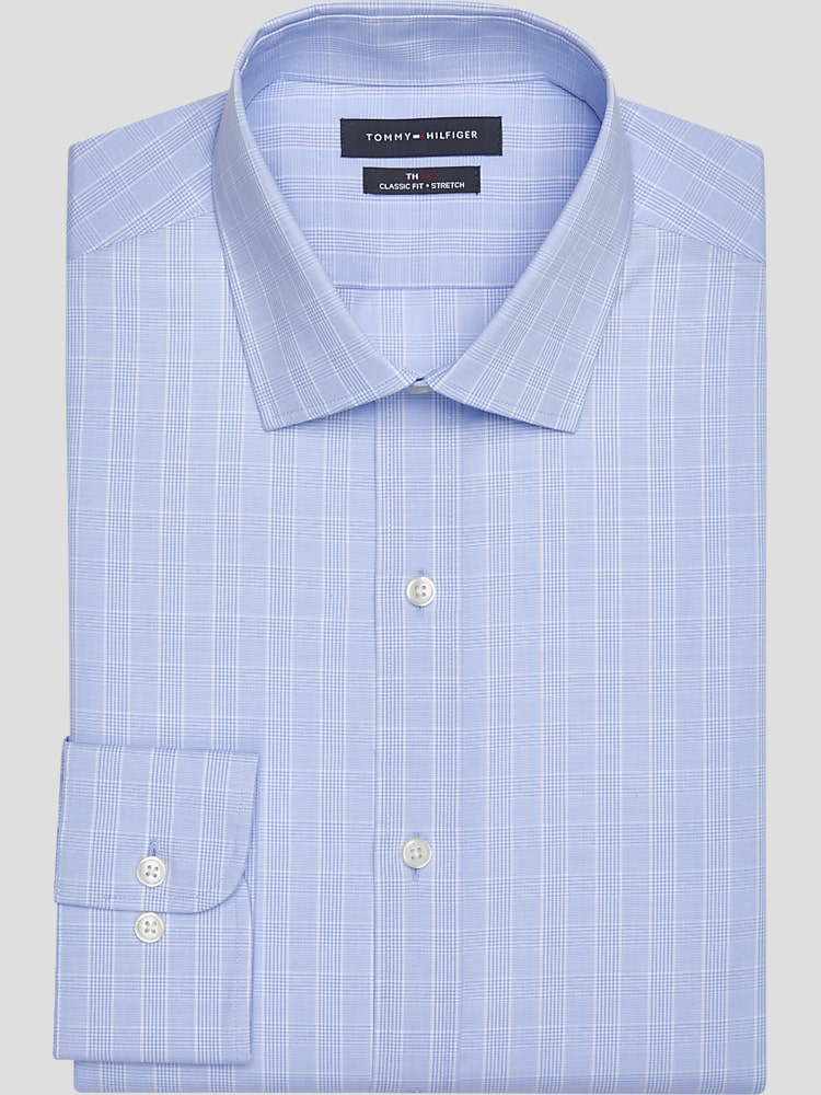 Tommy Hilfiger Flex Classic Fit Spread Collar Dress Shirt, Work