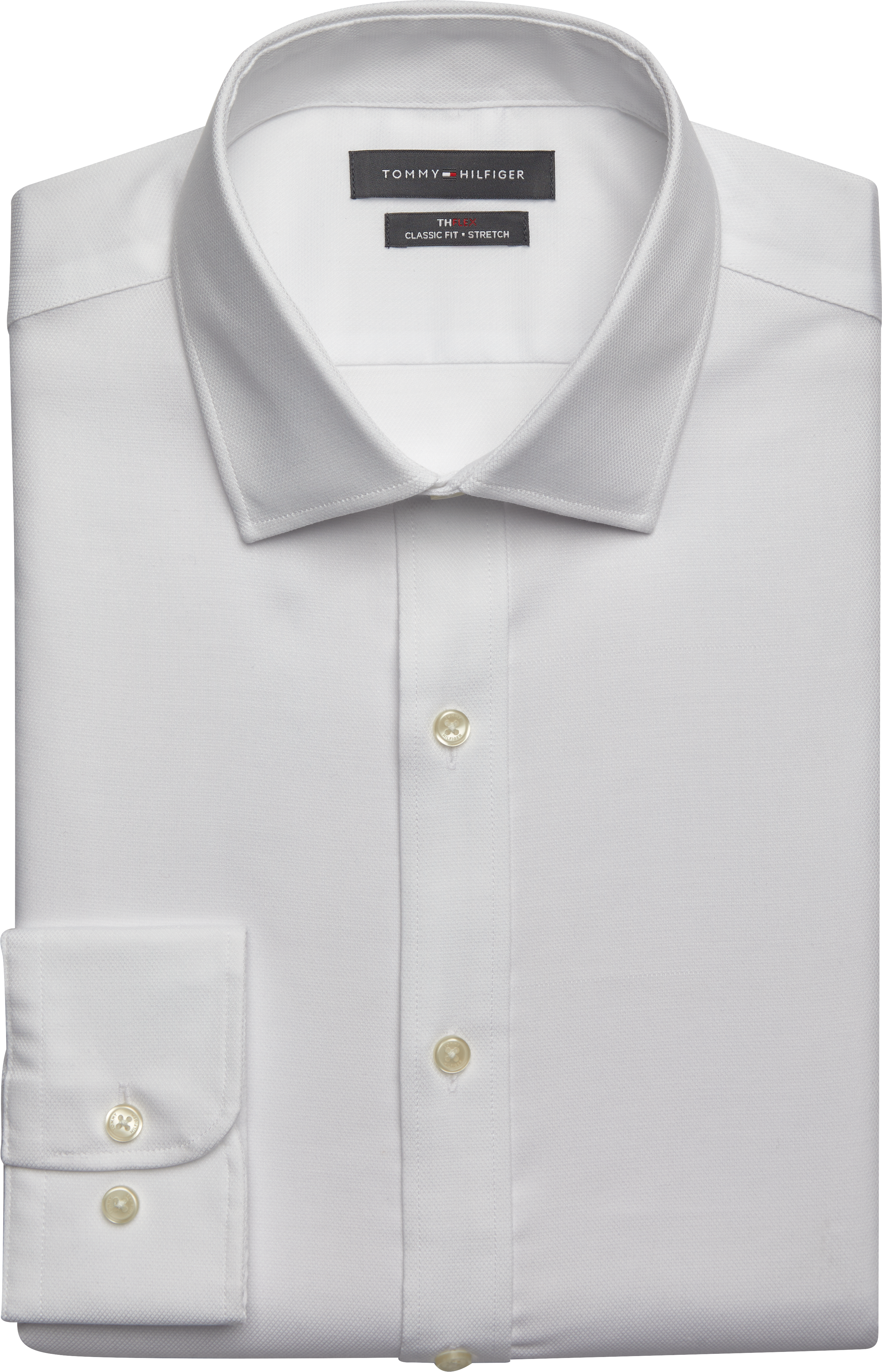 Tommy Hilfiger Flex Classic Fit Dress Shirt | Dress Shirts | Men's Wearhouse