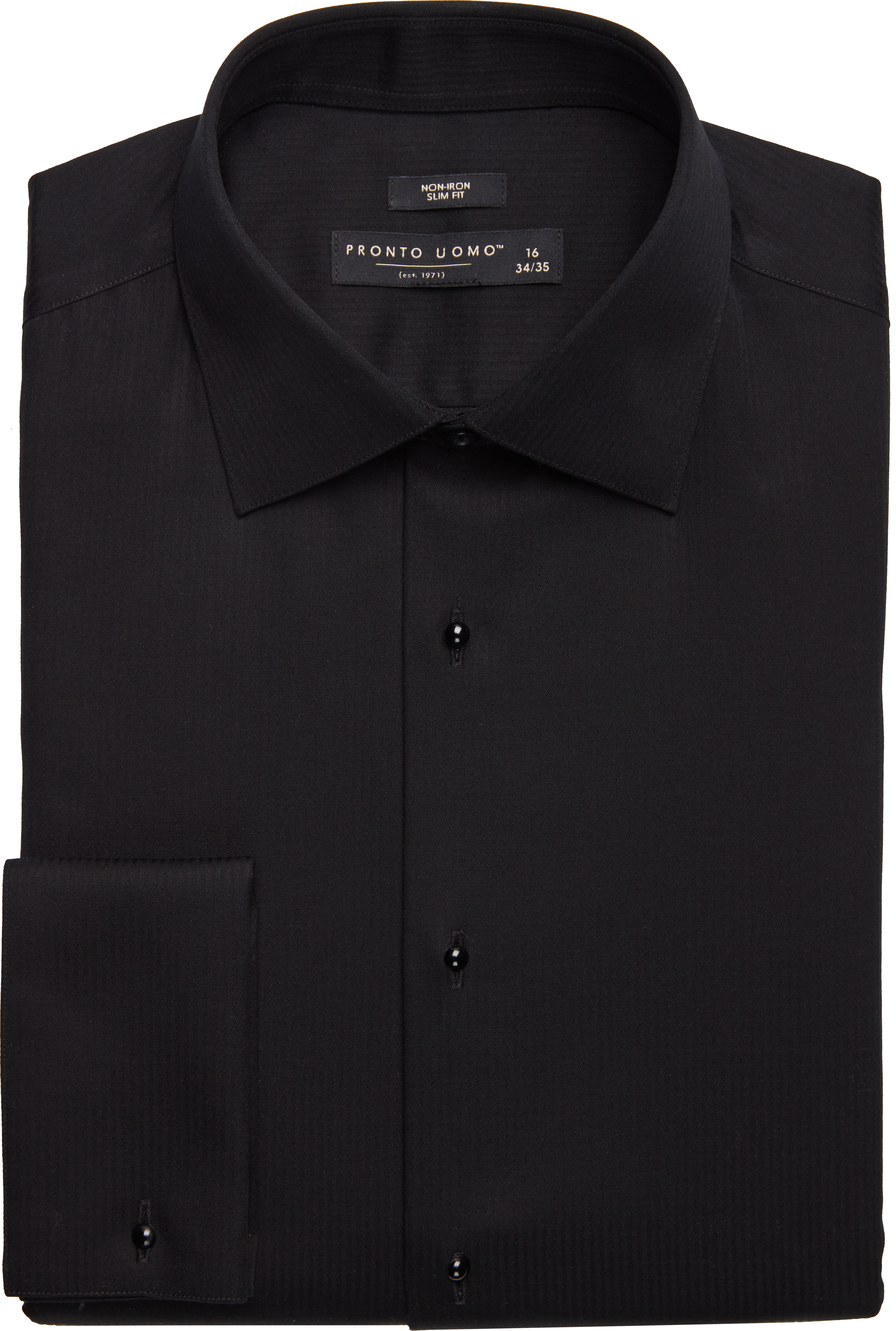 Pronto Uomo Slim Fit French Cuff Tuxedo Formal Shirt | Formal Shirts |  Men's Wearhouse