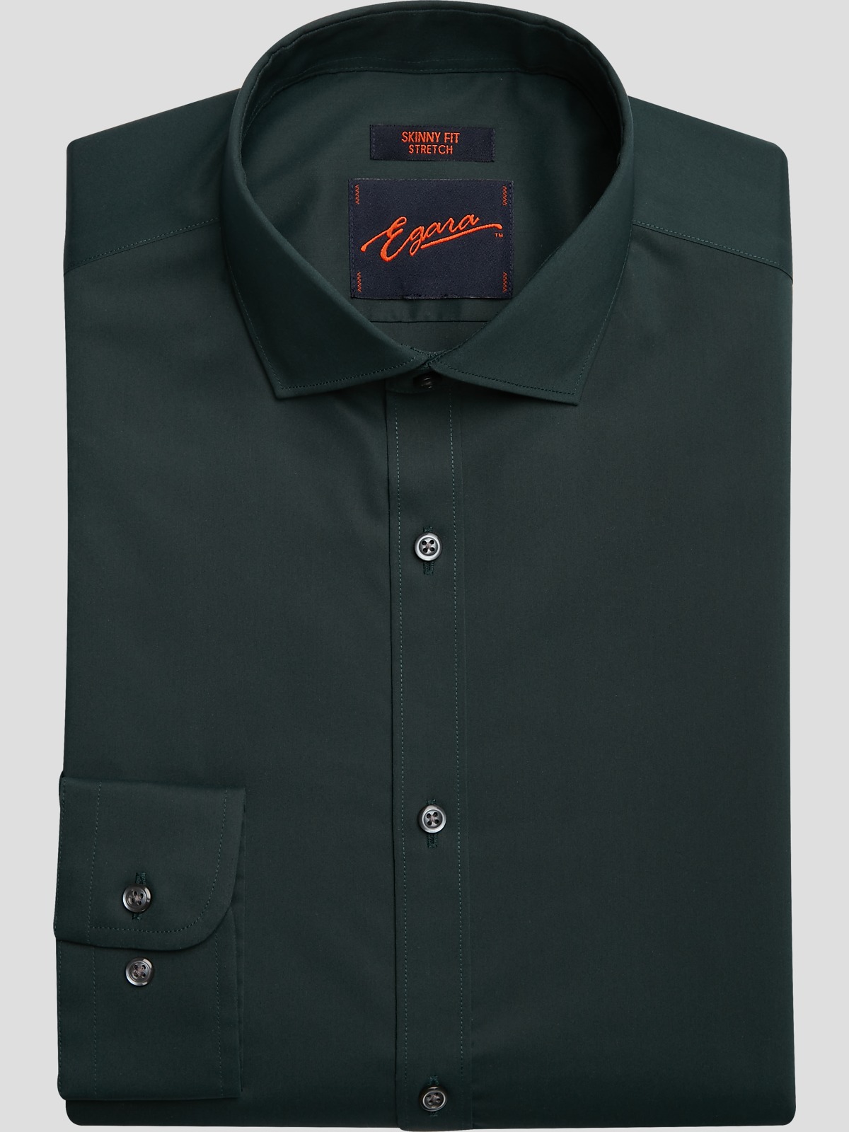 Egara Skinny Fit Spread Collar Dress Shirt Dress Shirts Men's Wearhouse