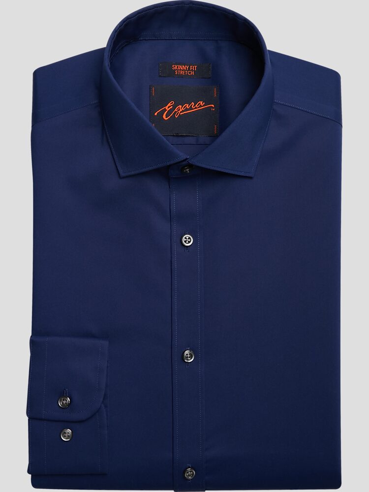 Egara Skinny Fit Spread Collar Dress Shirt Work Men s Wearhouse