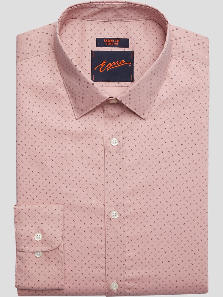 Pink business dress shirt