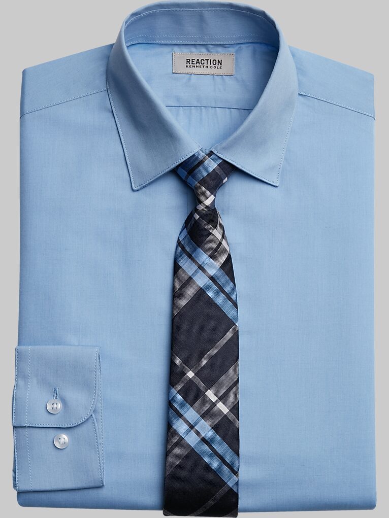 Cole Reaction Boys Dress Shirt & Tie Set Boys Dress Shirts