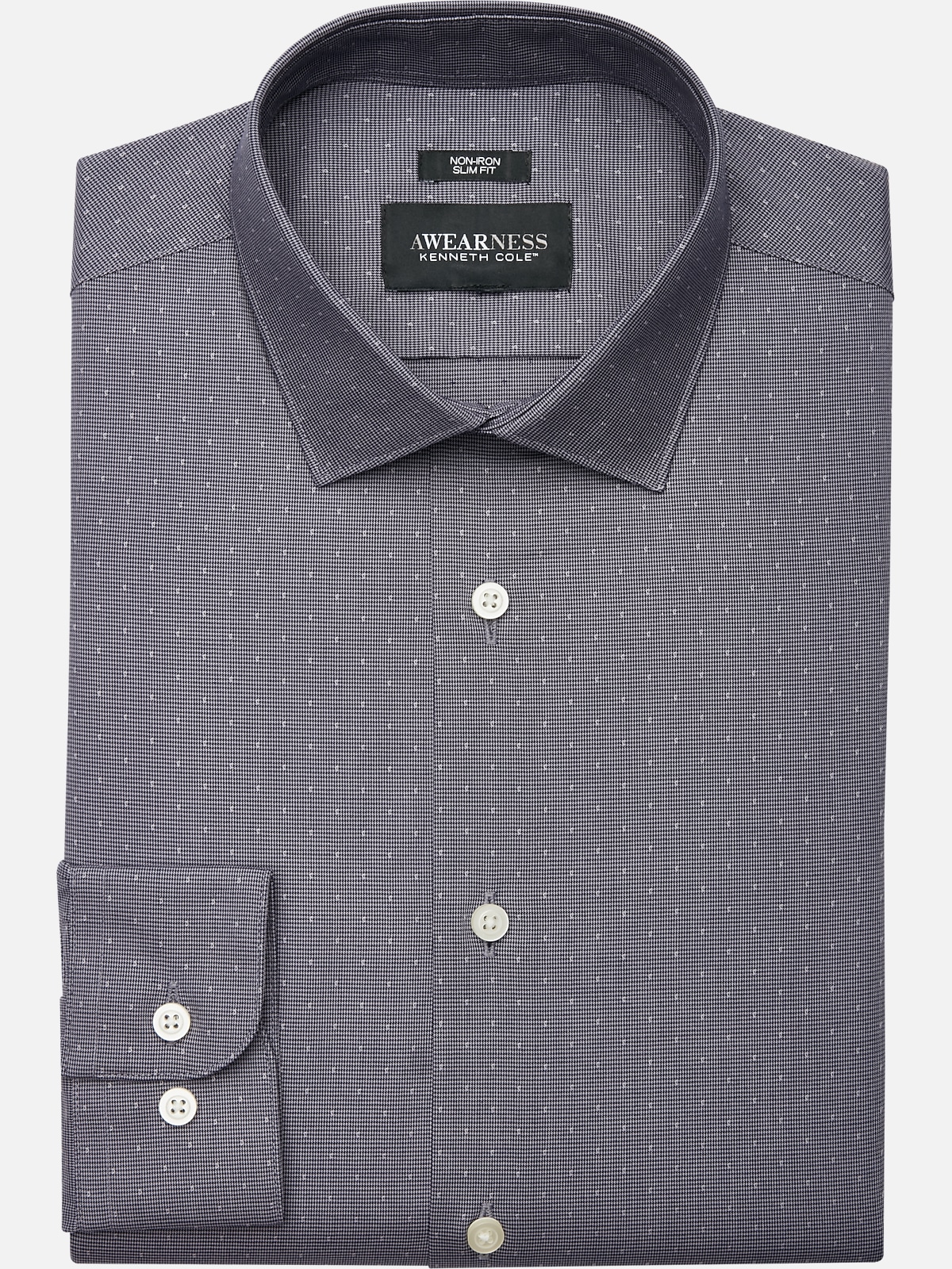 Awearness Kenneth Cole Slim Fit Spread Collar Dress Shirt | Clearance ...