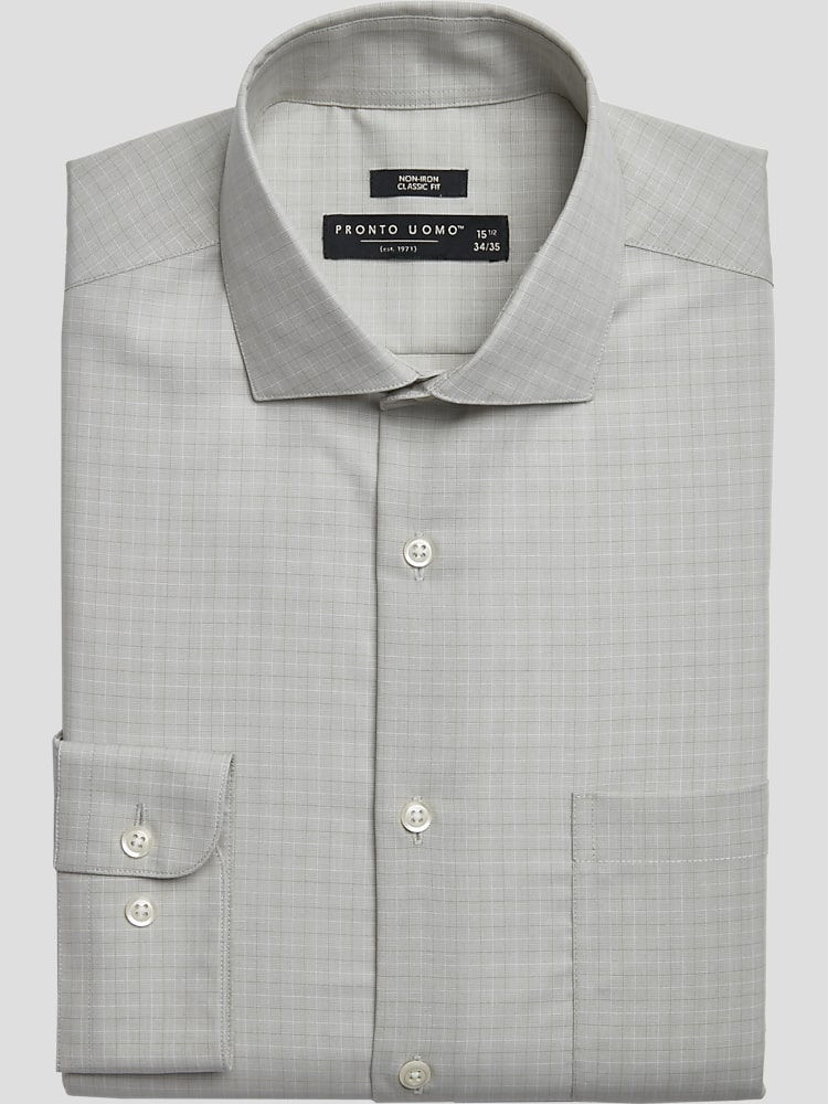 Pronto Uomo Slim Fit Spread Collar Shirt