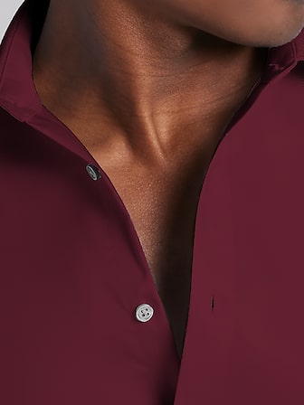 princess polly baby blue dress $79.50 Calvin Klein Men's Slim Fit Performance Dress Shirt Cotton Burgundy  -15.5 main image 1