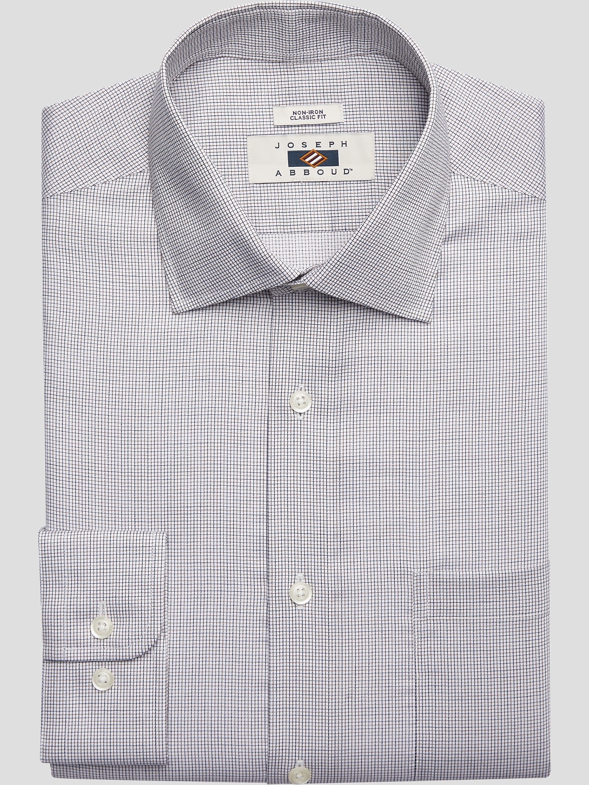 Joseph Abboud Classic Fit Spread Collar Dress Shirt Dress Shirts