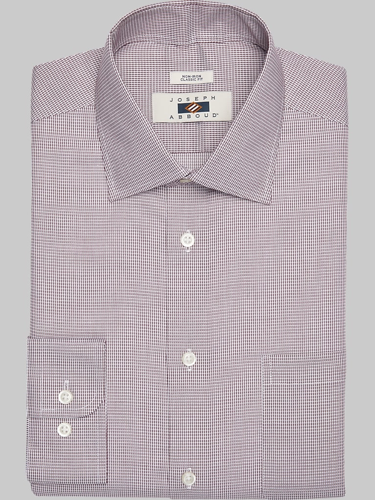 Joseph Abboud Classic Fit Spread Collar Dress Shirt Dress Shirts