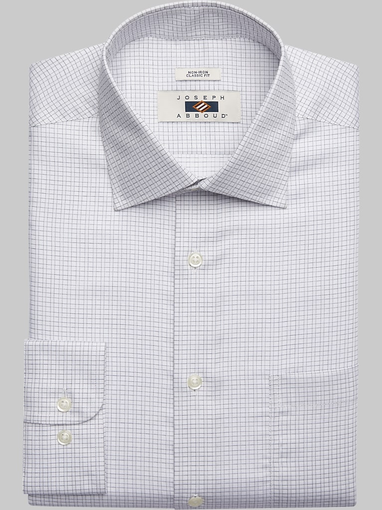 Joseph Abboud Classic Fit Spread Collar Dress Shirt Dress Shirts