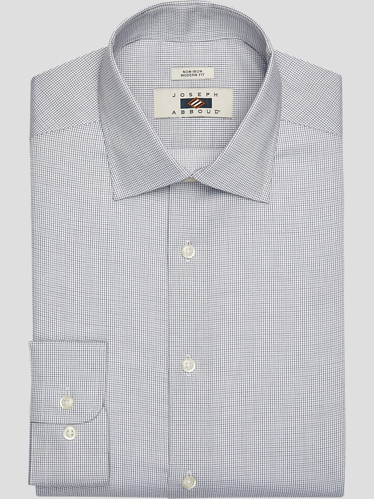 Joseph Abboud Modern Fit Spread Collar Dress Shirt Clearance