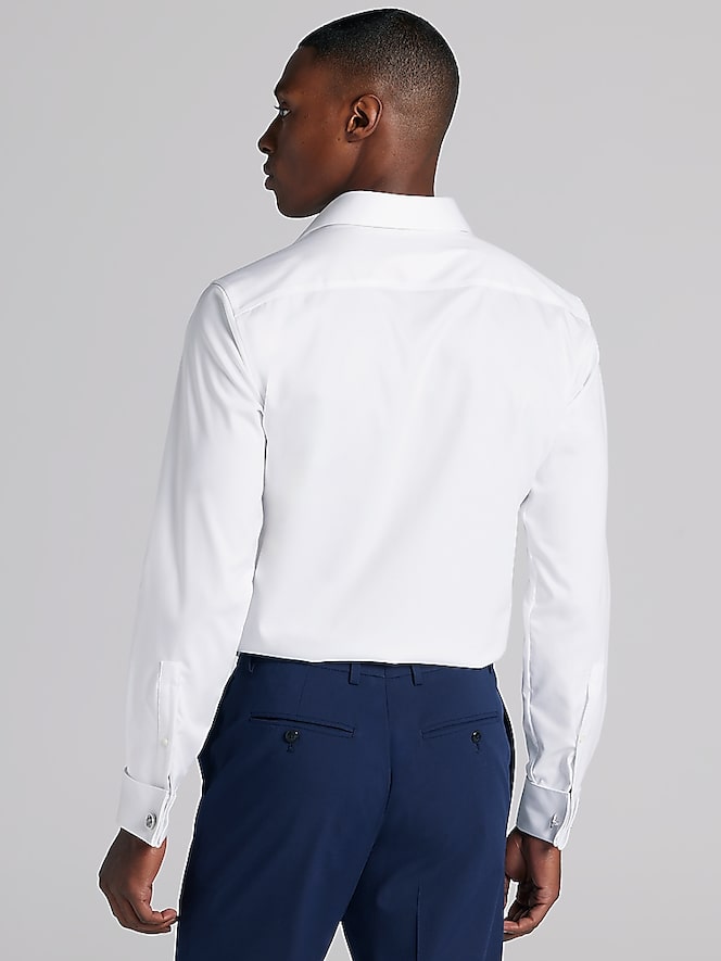 Awearness Kenneth Cole Ultimate Performance Slim Fit Spread Collar Dress Shirt