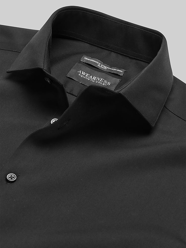 black slim fit dress shirt near me Lenox Dress Shirt Slim Fit main image 0