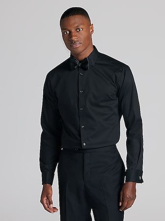 Kohls mens black dress shirt clearance