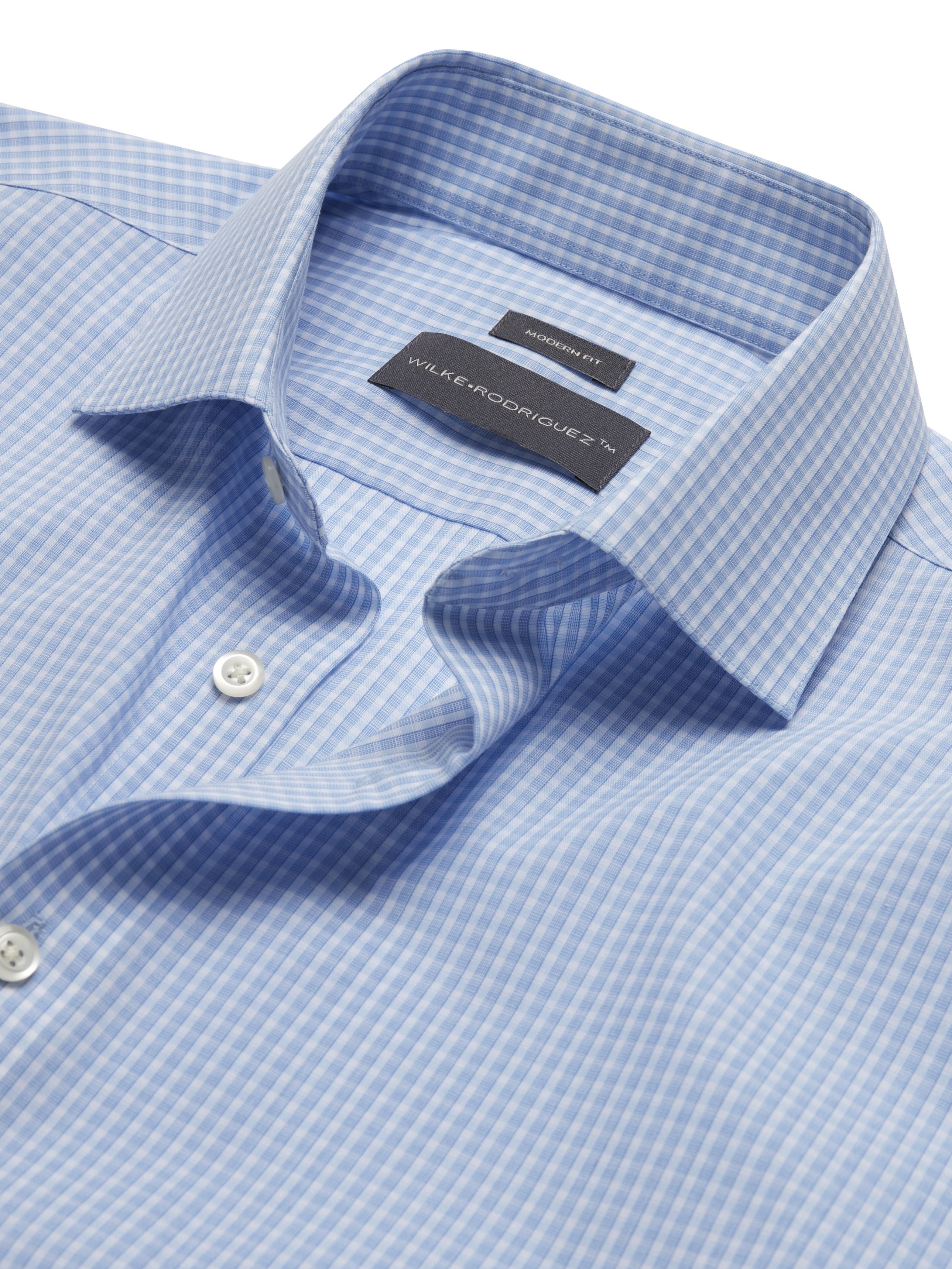 Modern Fit Medium Check Dress Shirt