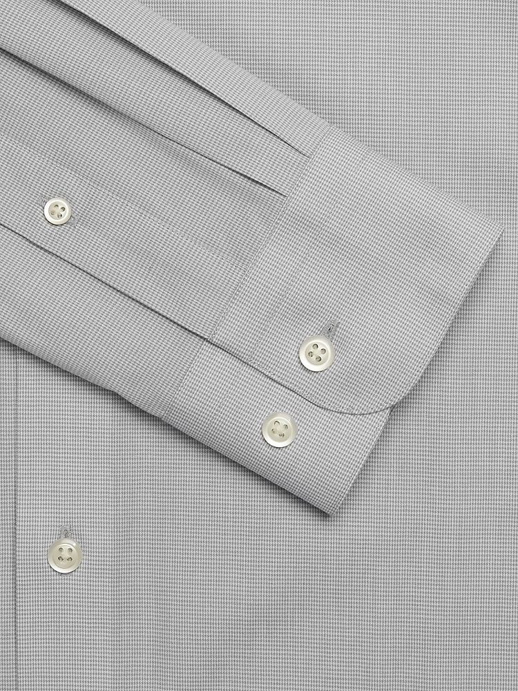 Wilke-Rodriguez Slim Fit Spread Collar Mini Houndstooth