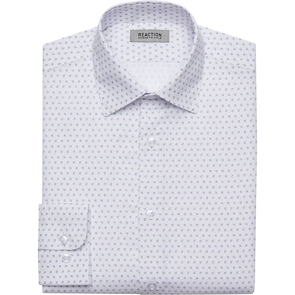 Kenneth Cole Reaction Boys Dress Shirt White Fancy - Size: Boys 20 TMW5G7TB2026