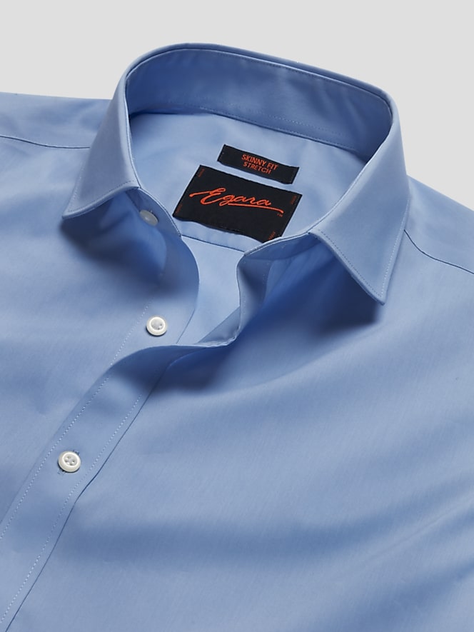 Egara Skinny Fit Solid Dress Shirt