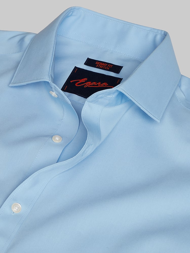 teal fit and flare dress Royal Blue Dress Shirt for Men (Navy Performance Button Down) – Twillory main image 1