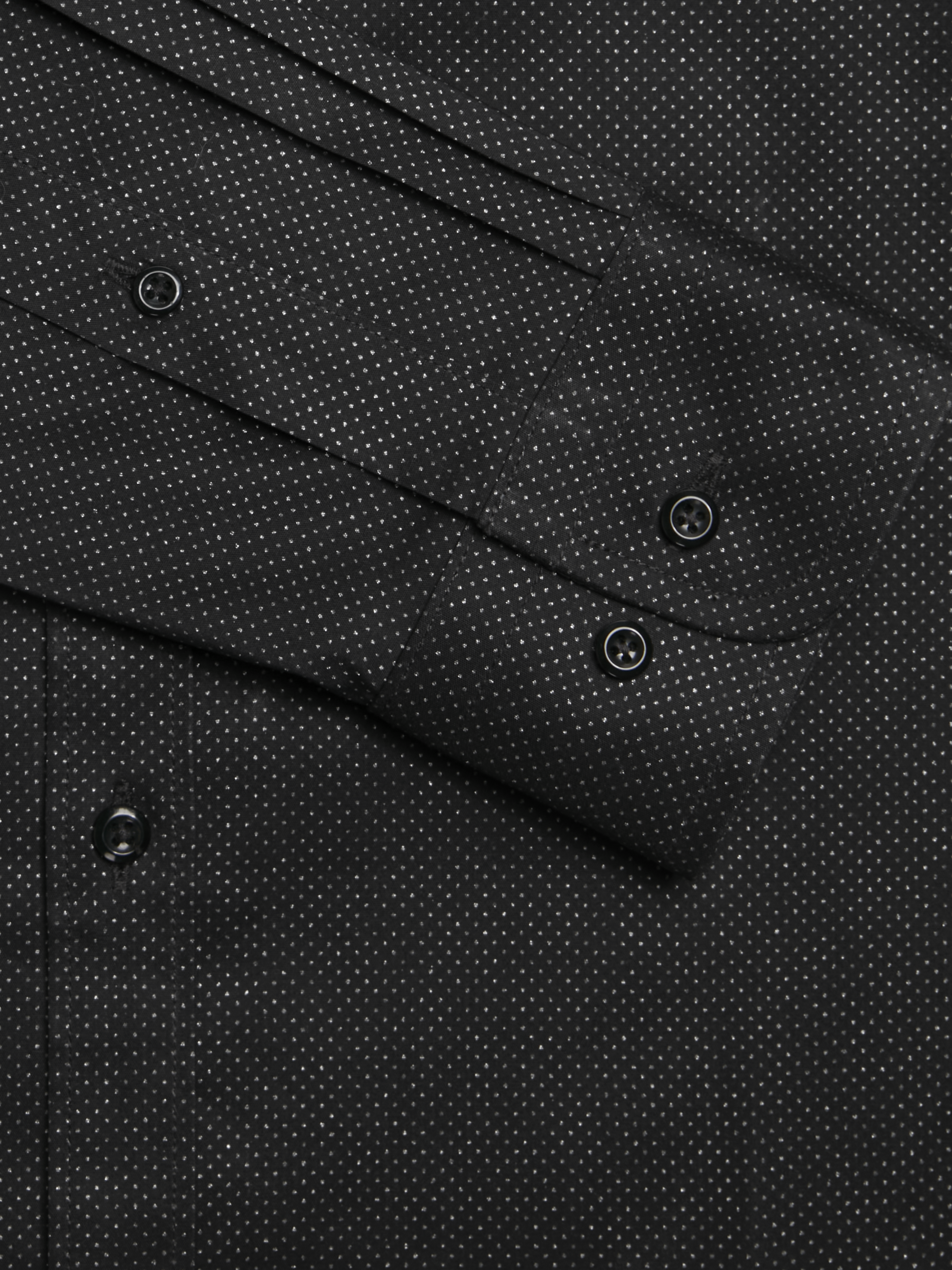 Skinny Fit Dot Dress Shirt