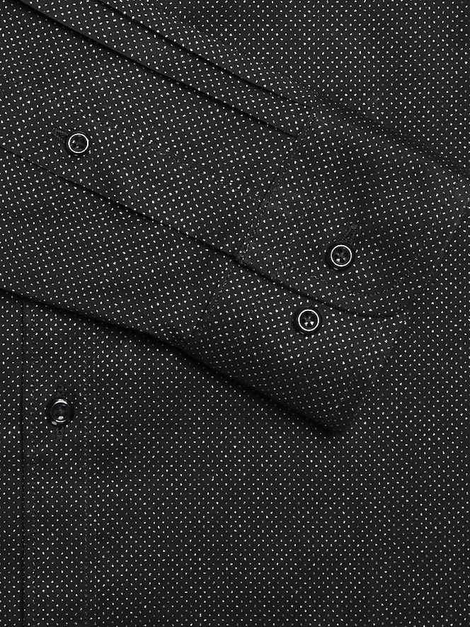 Egara Skinny Fit Dot Dress Shirt