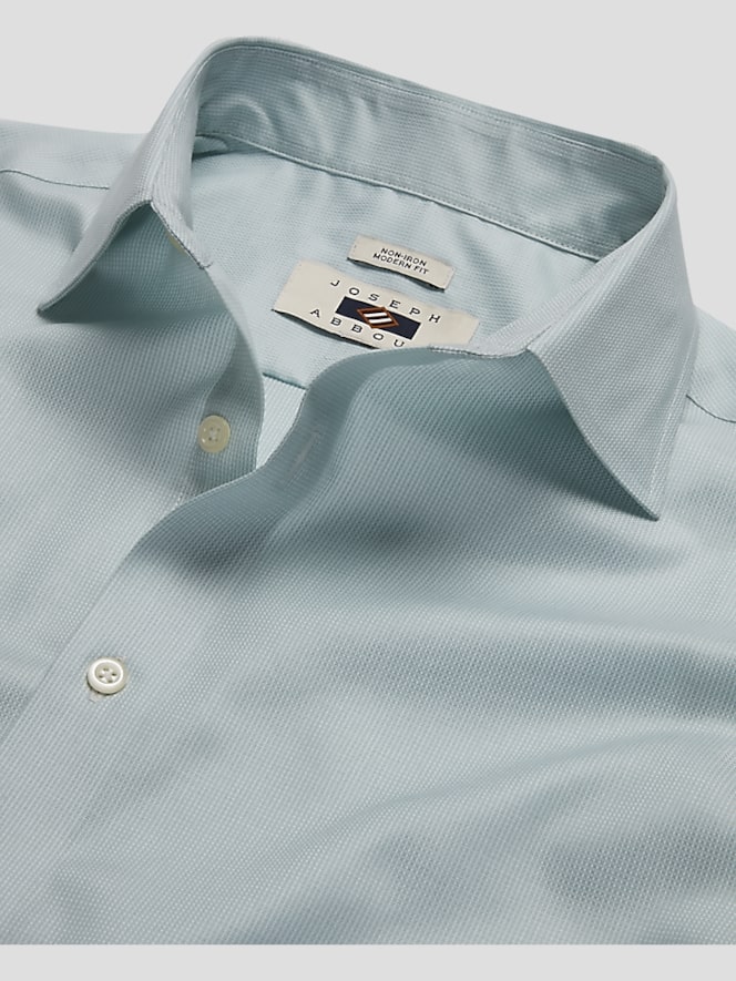 Joseph Abboud Modern Fit Dobby Sport Shirt Dress Shirts Men's Wearhouse