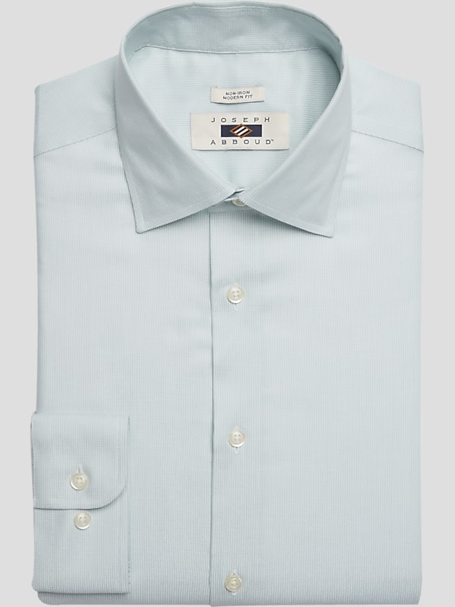 Joseph Abboud Modern Fit Dobby Sport Shirt Dress Shirts Men's Wearhouse