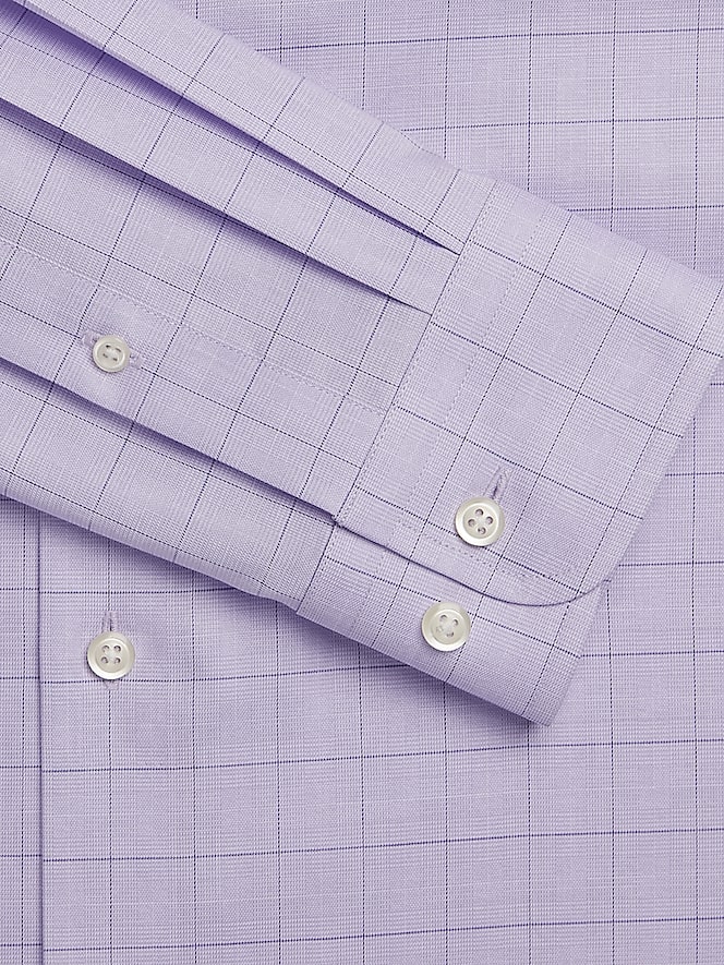 Joseph Abboud Modern Fit Cotton Windowpane Dress Shirt