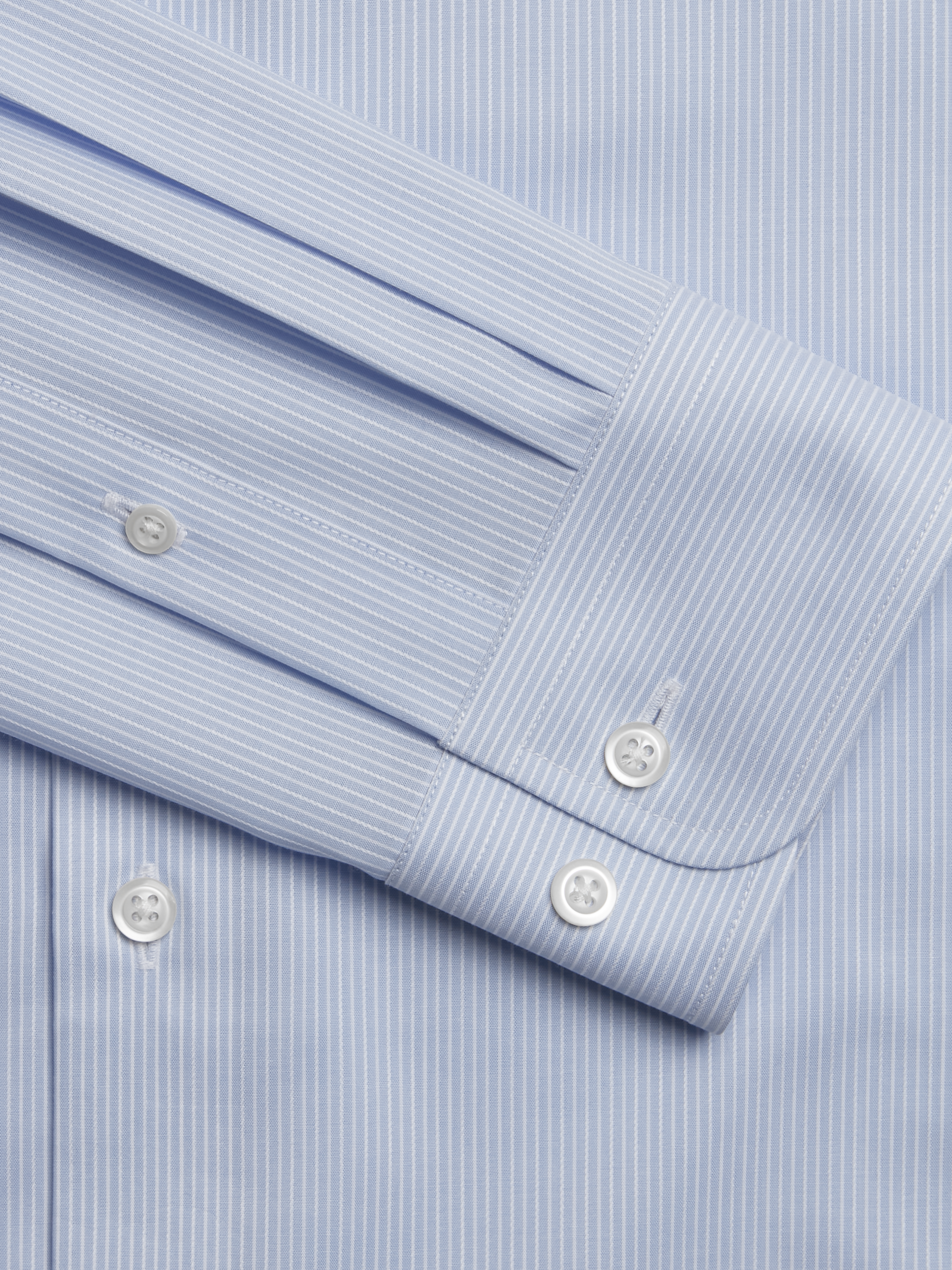 Modern Fit Spread Collar Dobby Stripe Dress Shirt