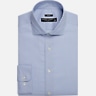 Pronto Uomo Modern Fit 100% Cotton Spread Collar Mini Check Dress Shirt