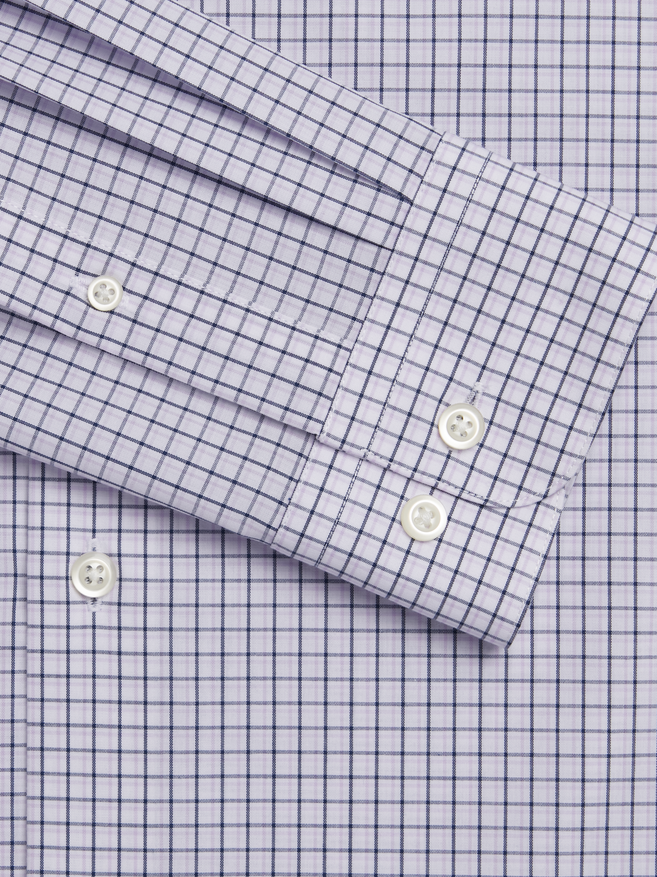 Classic Fit 100% Cotton Check Dress Shirt
