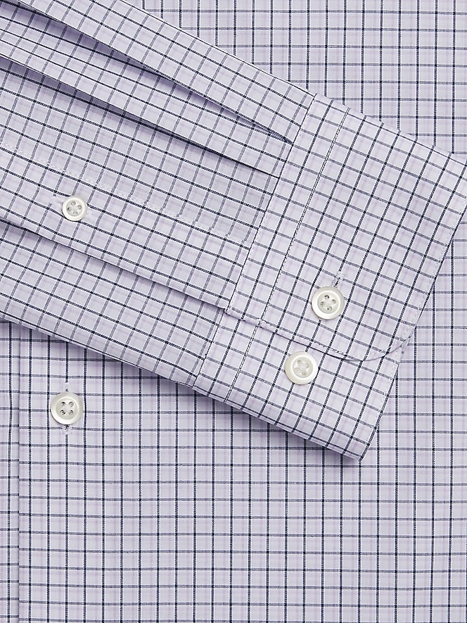 Pronto Uomo Classic Fit 100% Cotton Check Dress Shirt