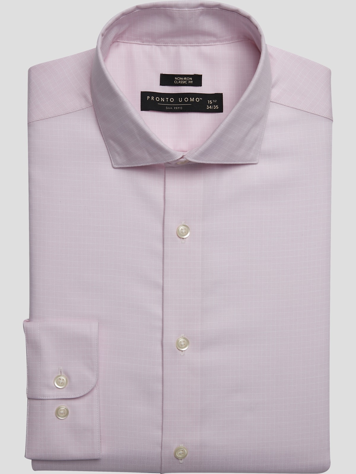 Pronto Uomo Classic Fit Parquet Plaid Dress Shirt Dress Shirts Men