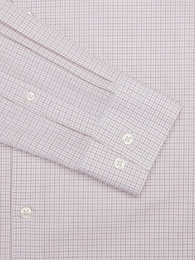 Awearness Kenneth Cole Slim Fit Ultra Performance Stretch Small Check Dress Shirt
