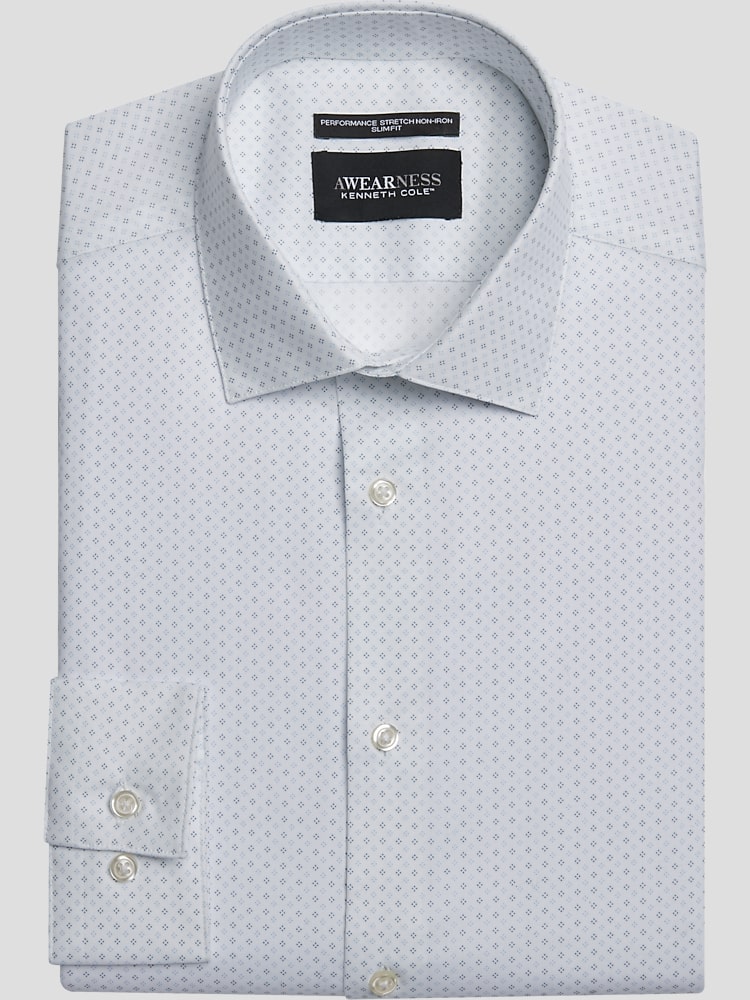Awearness Kenneth Cole Slim Fit Ultra Performance Stretch Two Tone