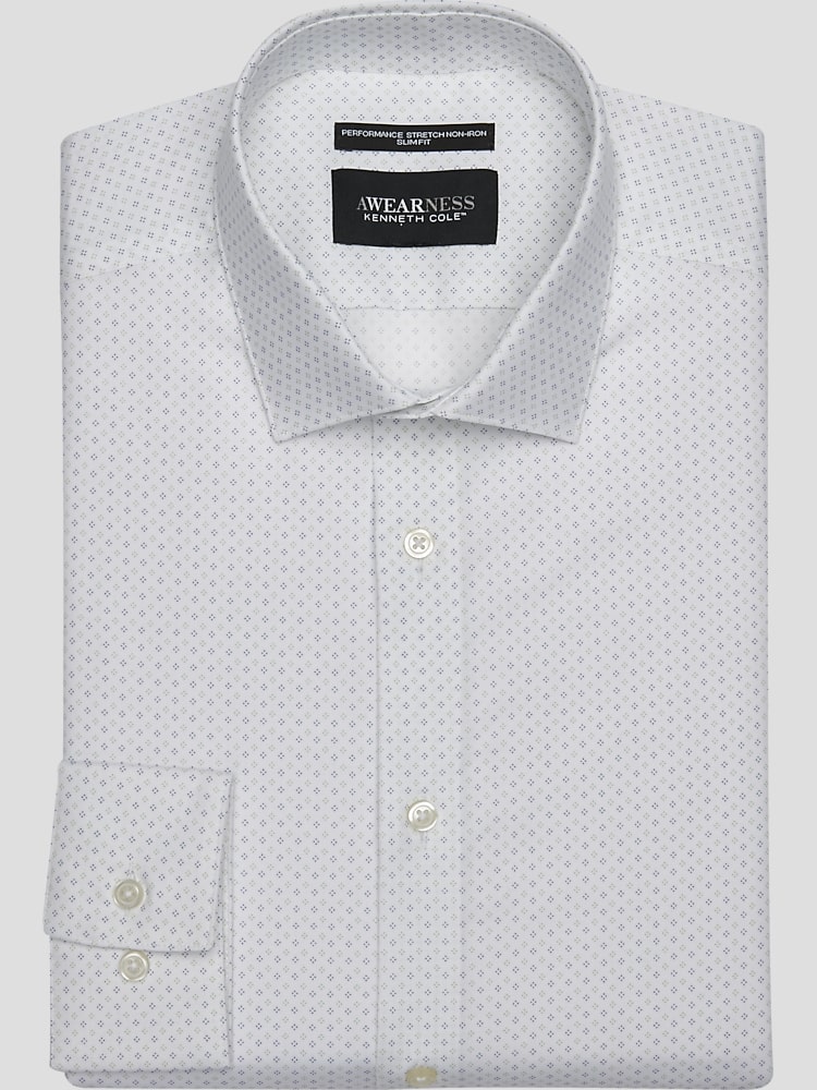 Kenneth cole reaction white dress shirt sales