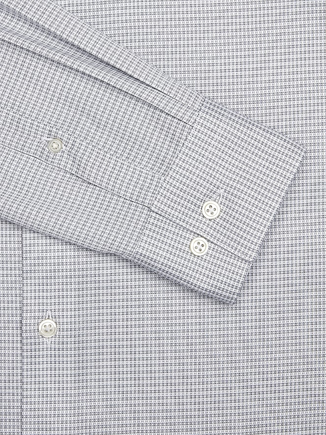 Awearness Kenneth Cole Slim Fit Ultra Performance Stretch Dobby Mini Check Dress Shirt