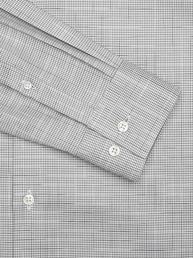 Awearness Kenneth Cole Slim Fit Ultra Performance Stretch Ombre Plaid Dress Shirt
