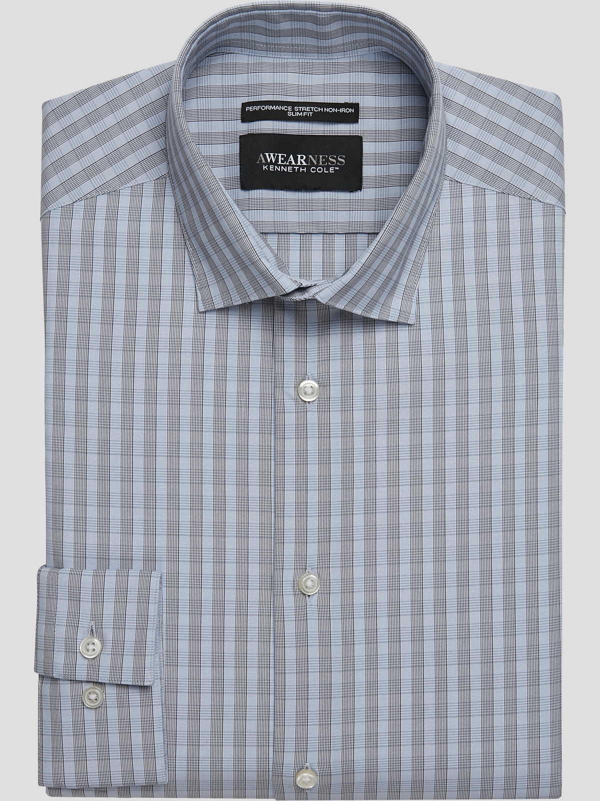 Awearness Cole Slim Fit Ultra Performance Stretch Check Dress